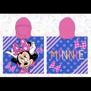 Poncho toalla minnie 55×110 cm.