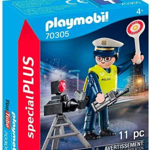 Policia con radar playmobil special
