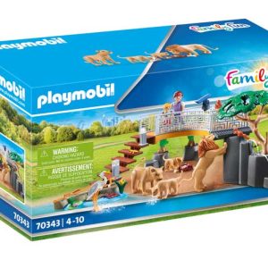Recinto exterior leones playmobil
