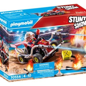 Kart bombero playmobil stunt show