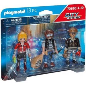 Set figuras ladrones playmobil