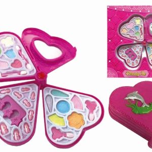 Caja maquillaje corazon 3 pisos