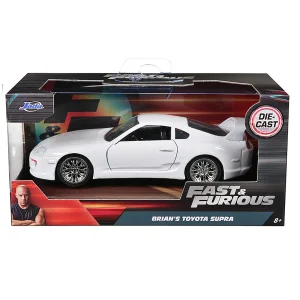 1:32 Toyota Supra blanco  Brian’s-rapidos y furiosos