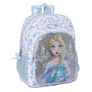 Mochila colegial frozen 42 cm.