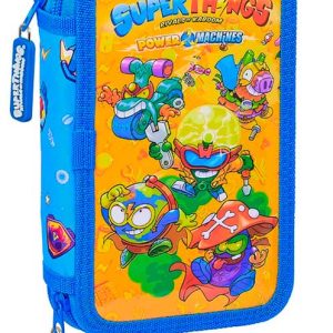 Plumier doble superthings 28 pzas.