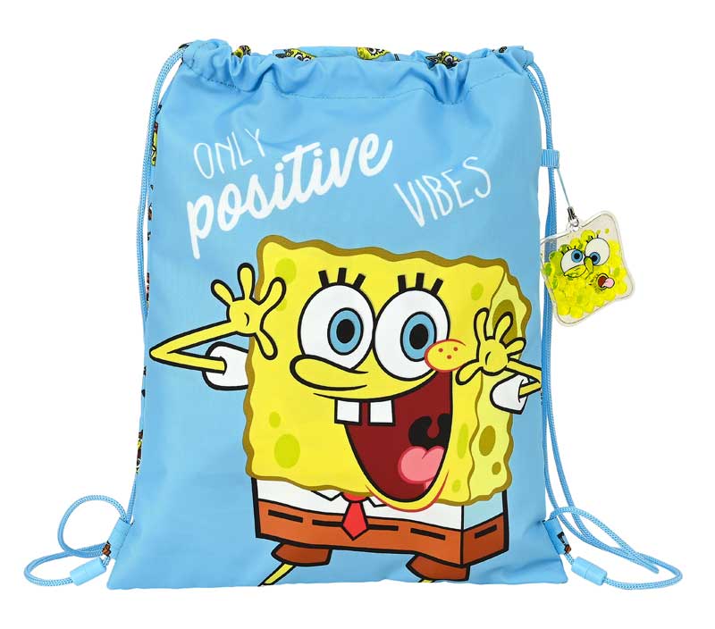 Saquito infantil bob esponja 34 cm.
