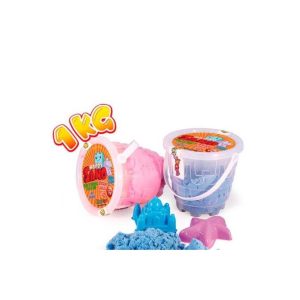 Cubo arena happy sand 1 kg. colores