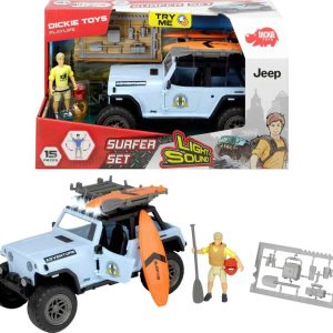 Surfer set jeep + figura y accesor.