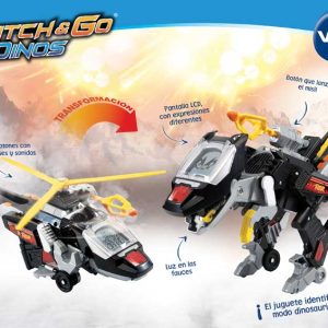 Switch & go dinos black velocirrapt