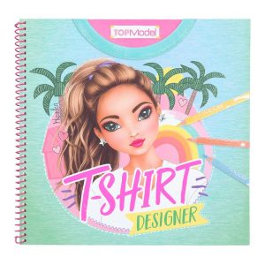 Cuaderno colorear t-shirt designer
