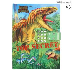 Diario c/codigo secreto dino world