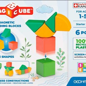 Bloques magneticos magicube 6 pzas.