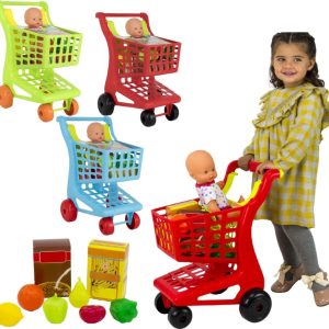 Carro compra c/muñeco y accesorios